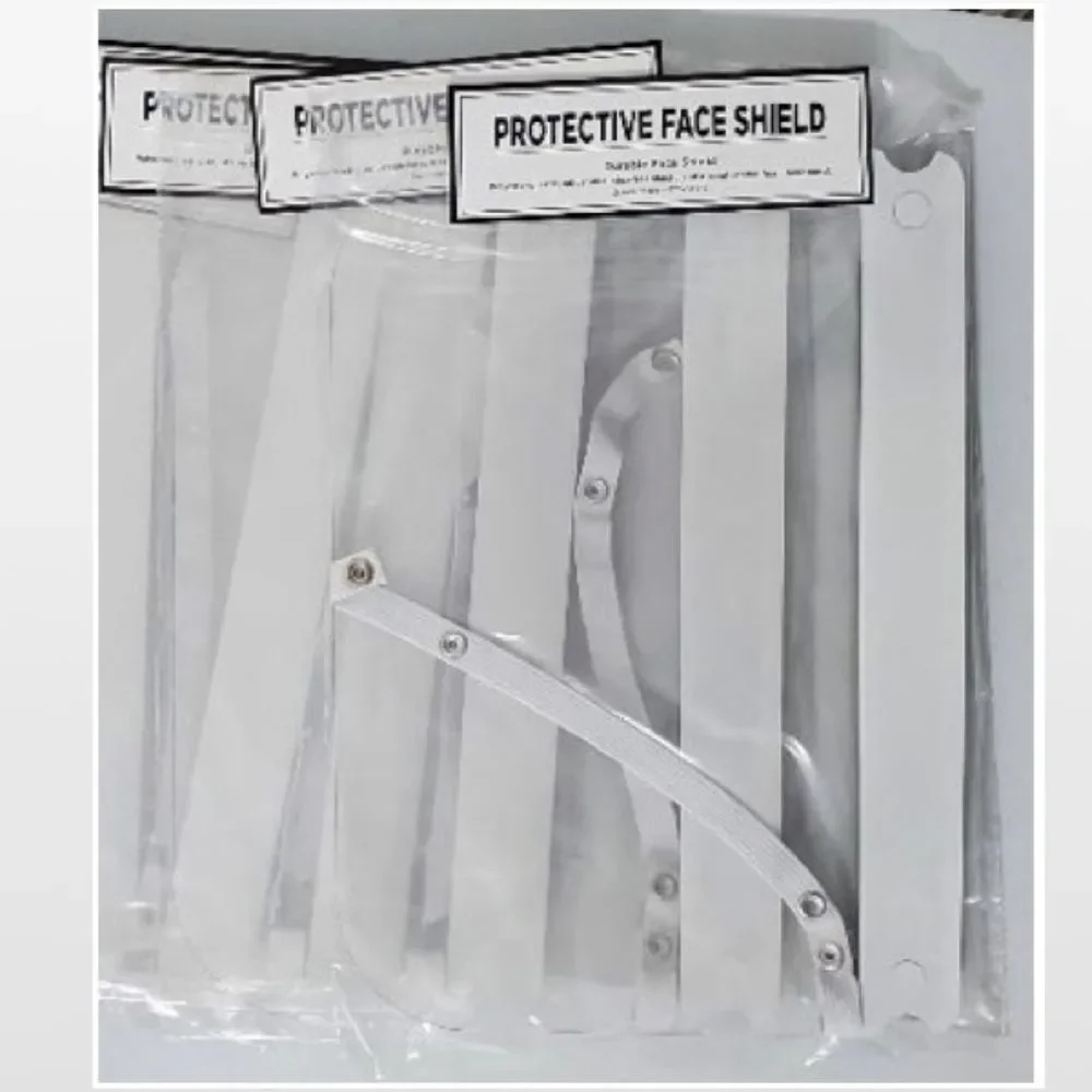 New Clear Plastic Face Shields Acce
